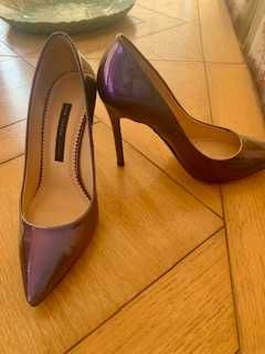 Туфли женские из лакированной кожи