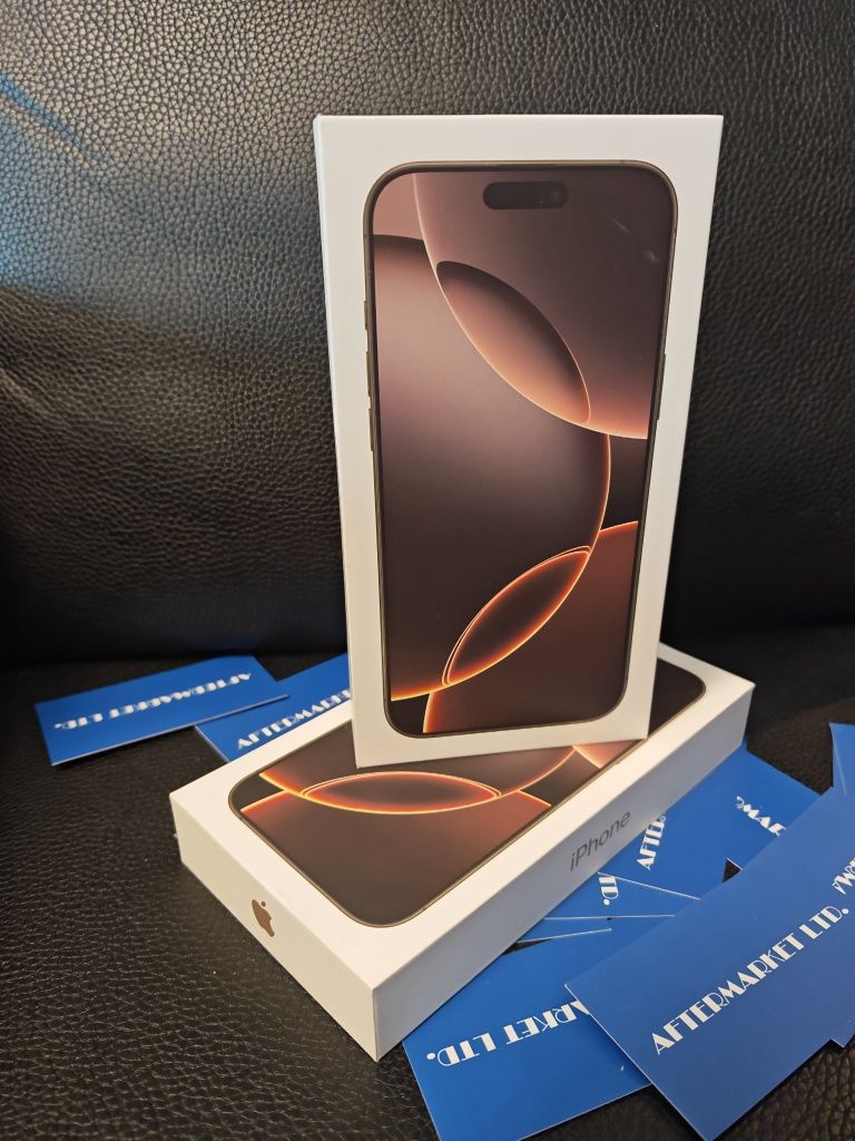 ^^^ЗАПЕЧАТАН 256GB iPhone 16 Pro MAX Гаранция 2г. DESERT Titanium