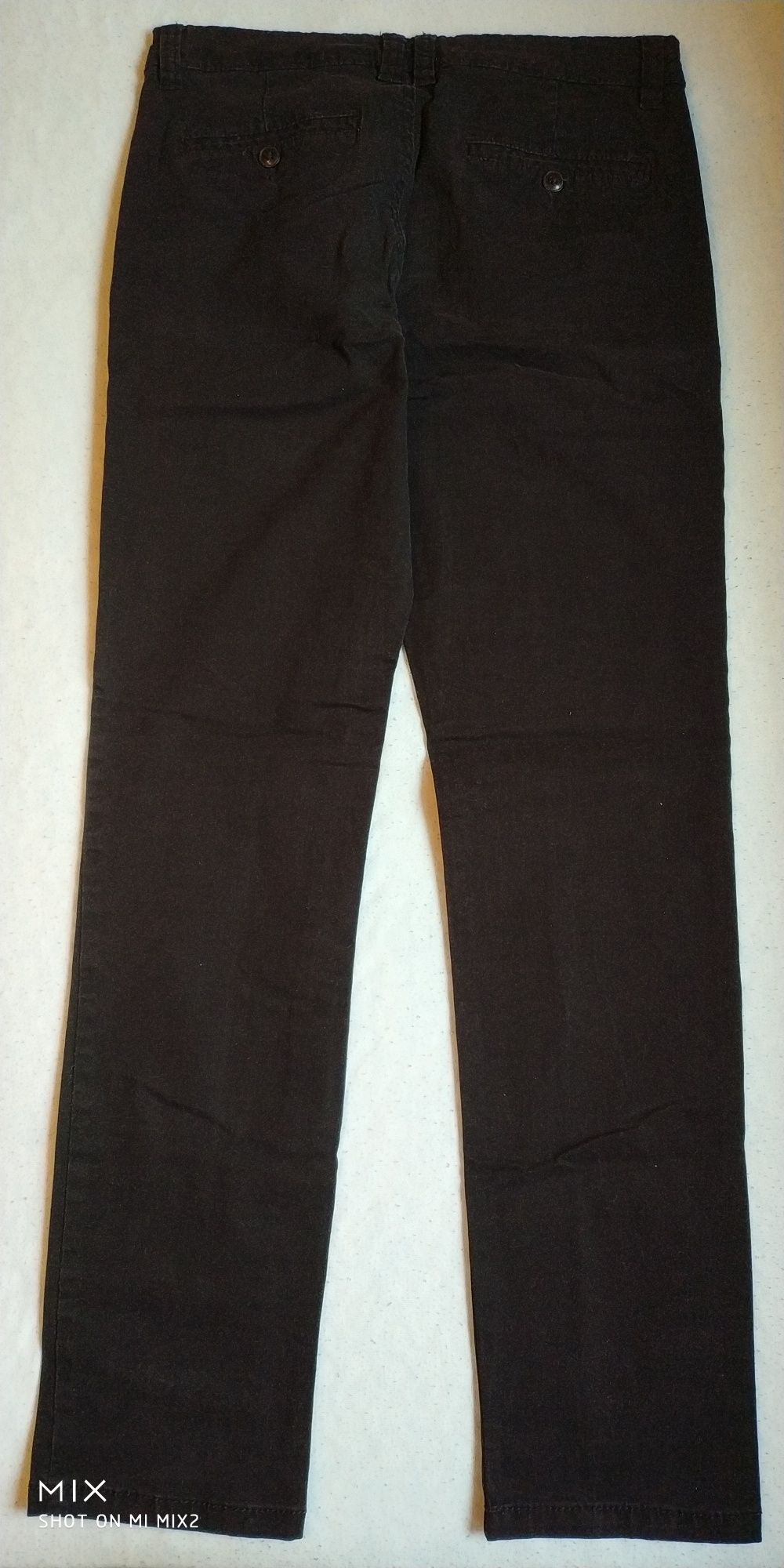 Pantaloni blugi slim fit măsură S/M de stofă chino de bumbac