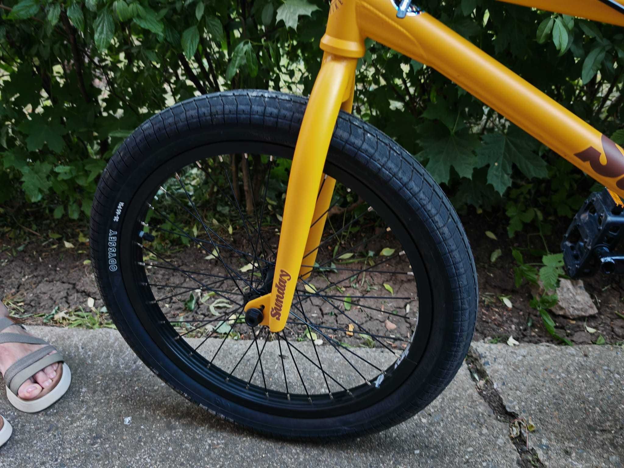 Vand Bicicleta BMX Sunday EX Arteaga MY2022 galben mat