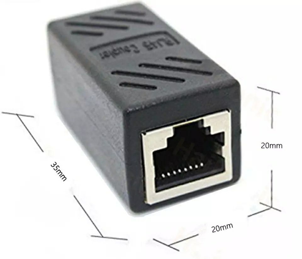 Муфта RJ45 (Соединитель) 5,6,7 cat. Качественная! Алматы.