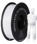 Filament Geetech PETG , 1.75MM 1Kg , Alb