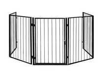 Gard Metalic de Protectie Copii/Animale/Semineu/Soba,  300x75cm