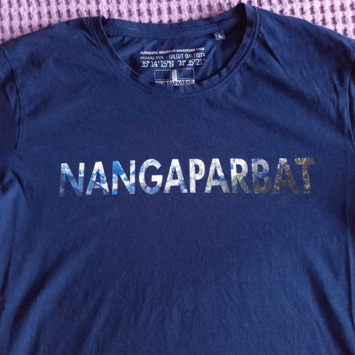NANGAPARBAT L НОВА С ЕТИКЕТ оригинална тениска Navy blue + ПОДАРЪК!!!