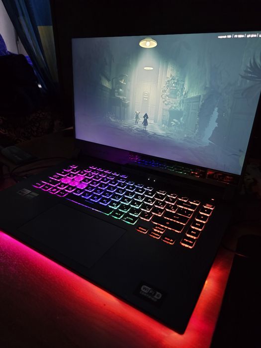 Игровой ноутбук Asus rog strix / Gtx 1650 / 16 ГБ / 144 Гц