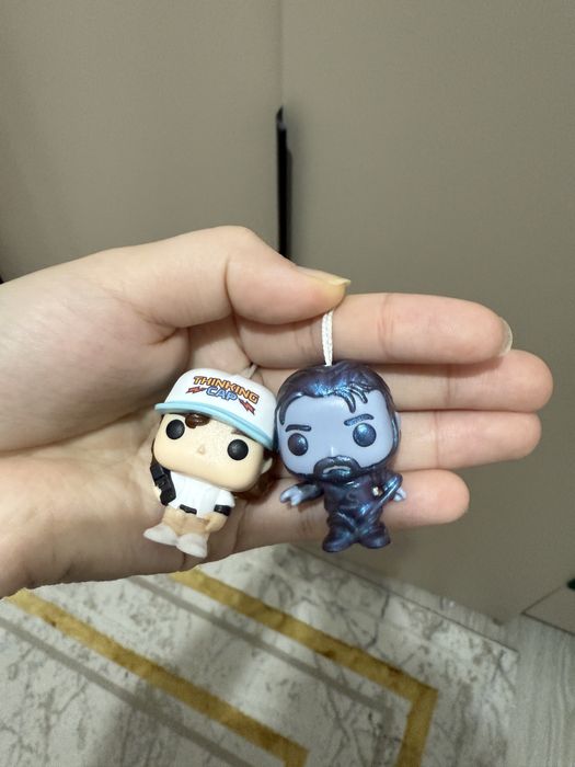 Фигурки осд Дастин, Даситн изнанка, хопер изнанка, робин изнанка