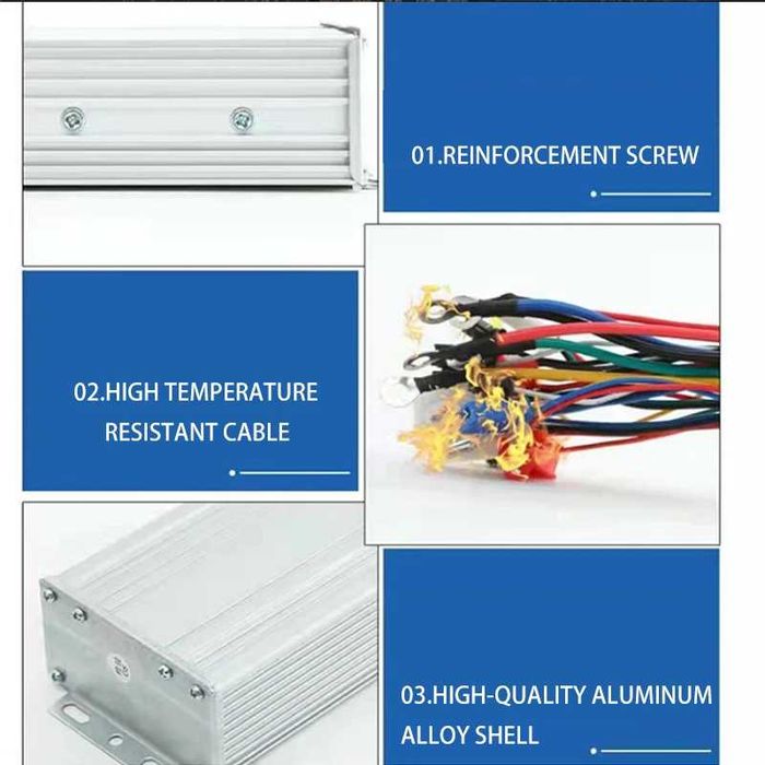 Controller bicicleta fara perii 48V 60V 64V 1500W. 45A Nou ambalat!