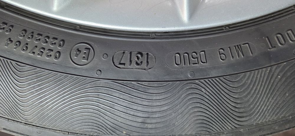 FIAT PUNTO Джанти със летни гуми 195/55/16 6J ET45 4×100 ДОТ 1317