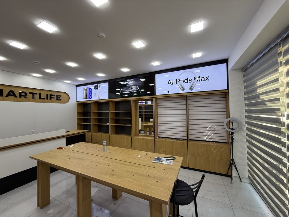 Telefon dukon uchun tayyor mebel sotiladi