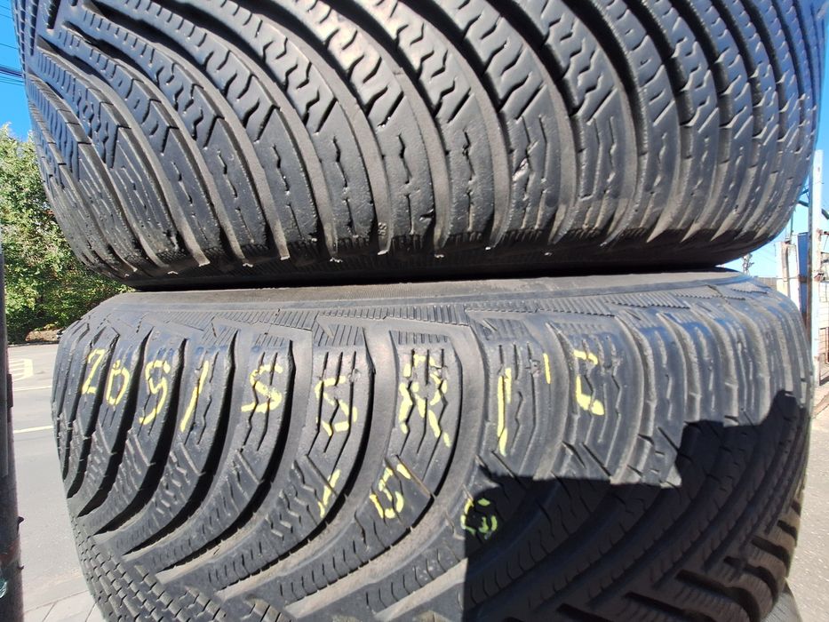4 anvelope iarna 205/55r16  Michelin Montaj Gratuit