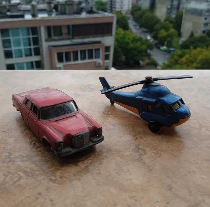 MATCHBOX BULGARIA Mercedes 300 SE+Seasprite хеликоптер Мачбокс НРБ
