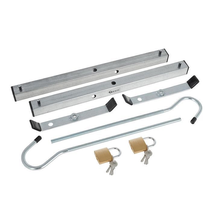 Set de 2 cleme pentru fixarea scarii pe portbagajul auto de plafon