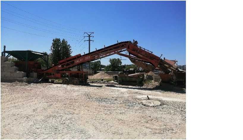 Vand Statie de sortare mobila si Roata descarcatoare nisip