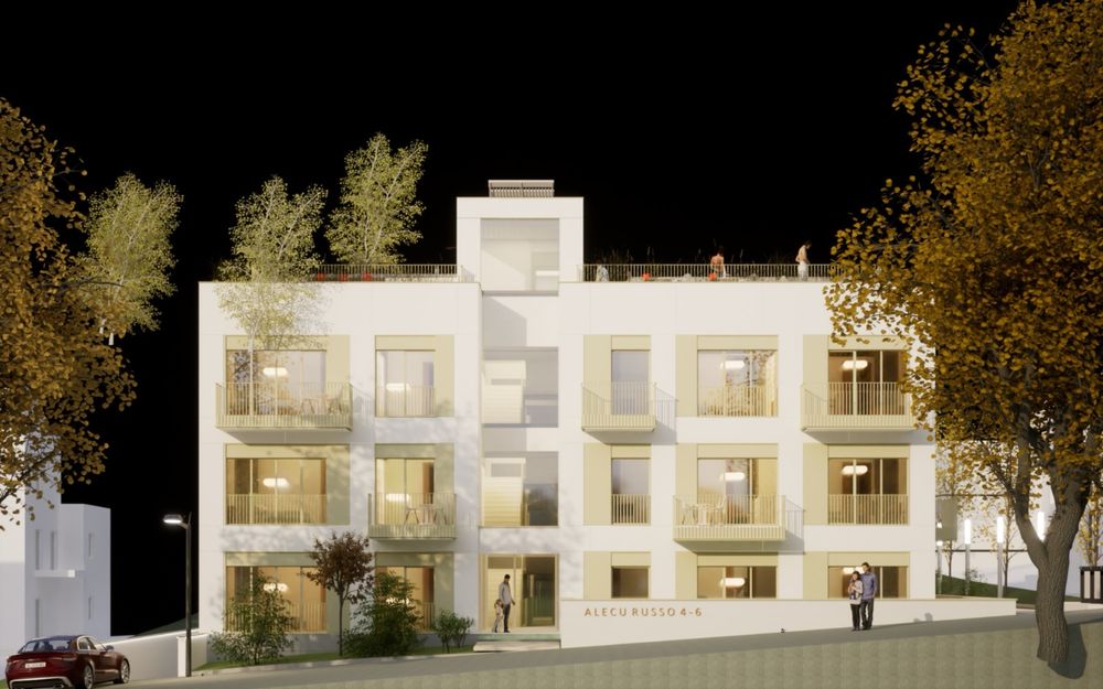 Vand teren cu AC 6 aparatmante de lux zorilor