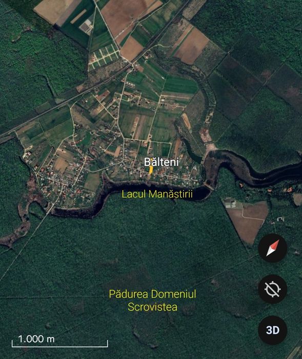 Scrovistea-Balteni-Peris-Teren 2510 mp/30 ml ,Ocazie Unică !