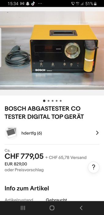 Tester de emisii - Bosch