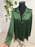 Camasa verde satinata