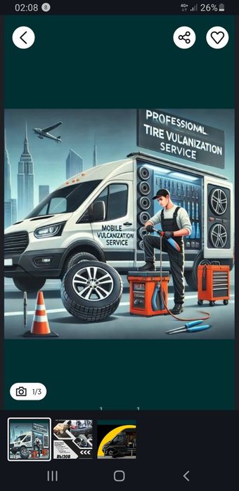 Vulkanizatsiya vizf xizmati 24/7