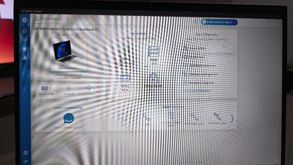 Laptop Hp EliteBook 865 ryzen 7545u 16 Gb, 512 SSd, 16" Fhd