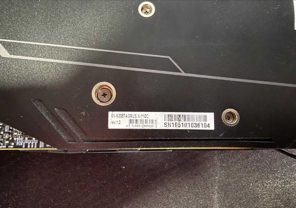 Gigabyte Aorus RTX 2080ti 11 GB