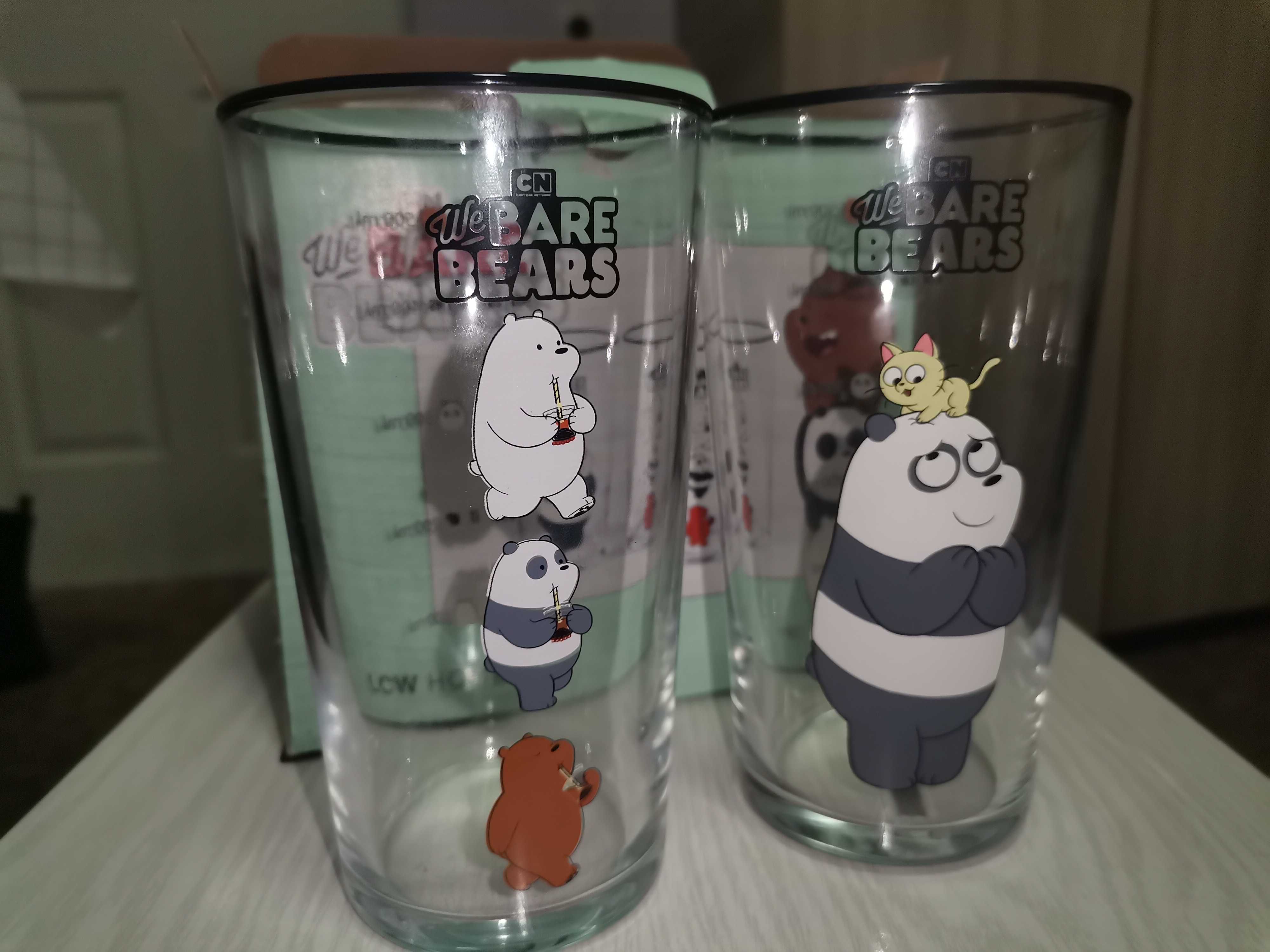 Парные стаканы we bare bears