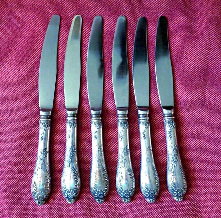 Советский мельхиор ножи