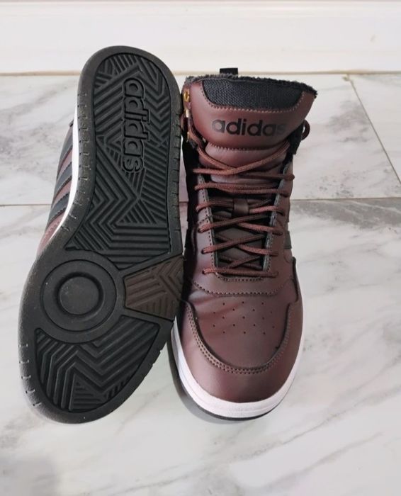 Ghete Adidas Performance Hoops 3.0 Mid Winterzed