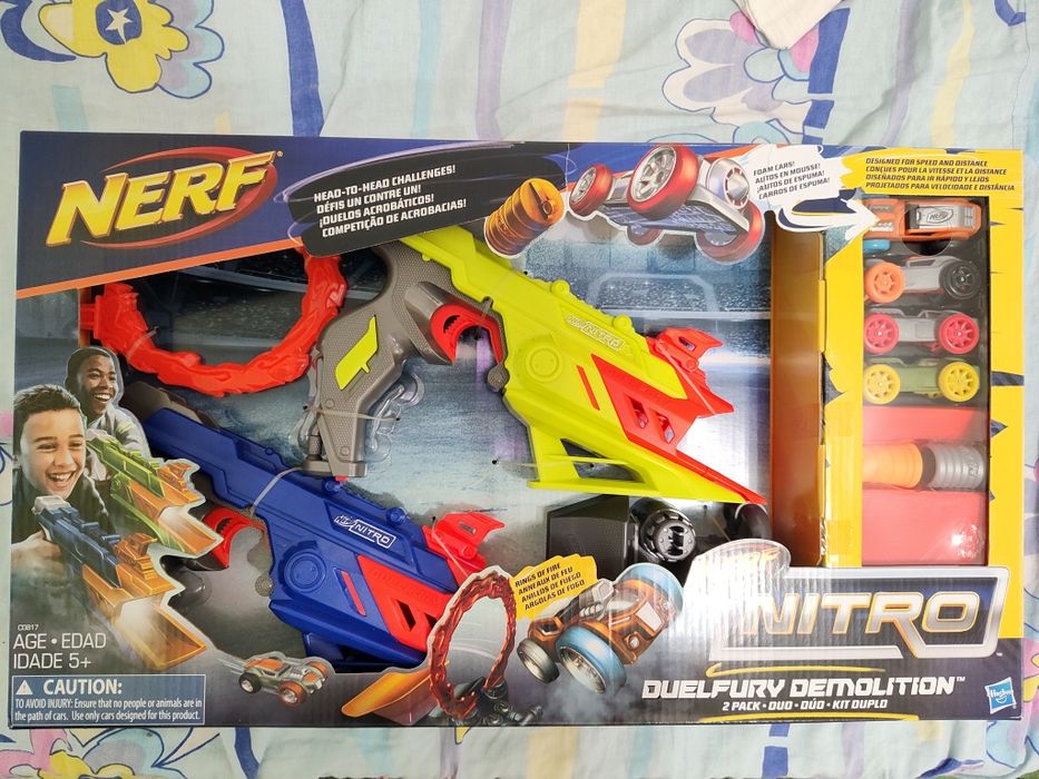 Set 2 lansatoare Nerf Nitro, Duelfury