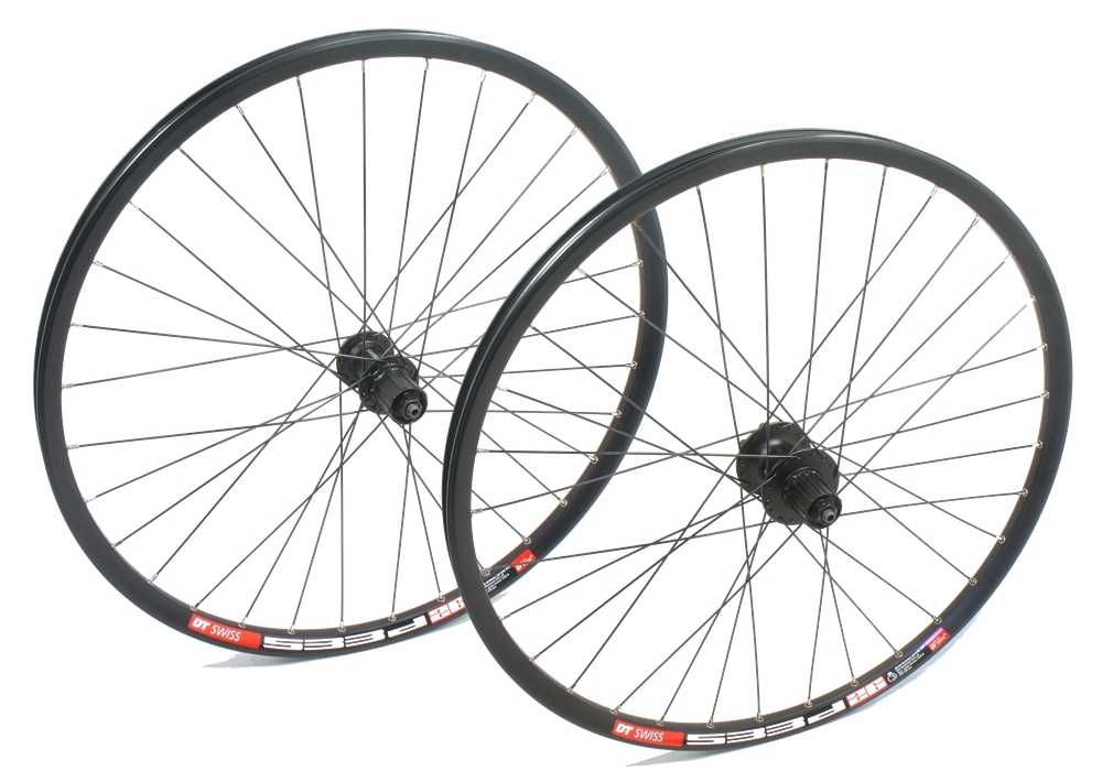 26" Капли за диск Shimano, DT Swiss, QR, Thru-Axle, Предна, Задна