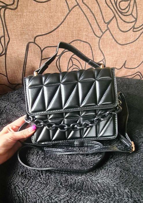 Geantă mini neagră