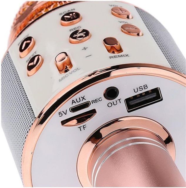 Беспроводной Bluetooth микрофон для караоке Wster WS-858