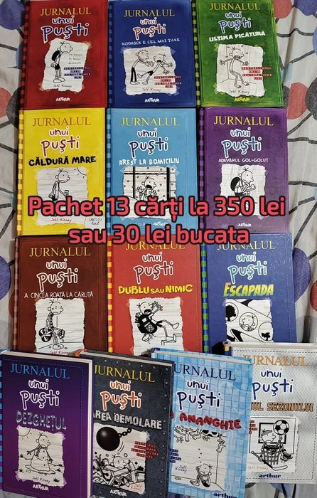 Pachete cărți Franklin,Erus,Disney,Jurnalul unui puști și altele