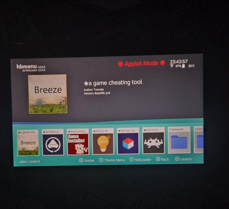 Nintendo Switch Modat