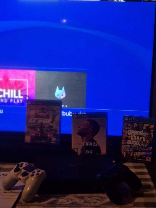 ps4 slim 512 gb 2 manete