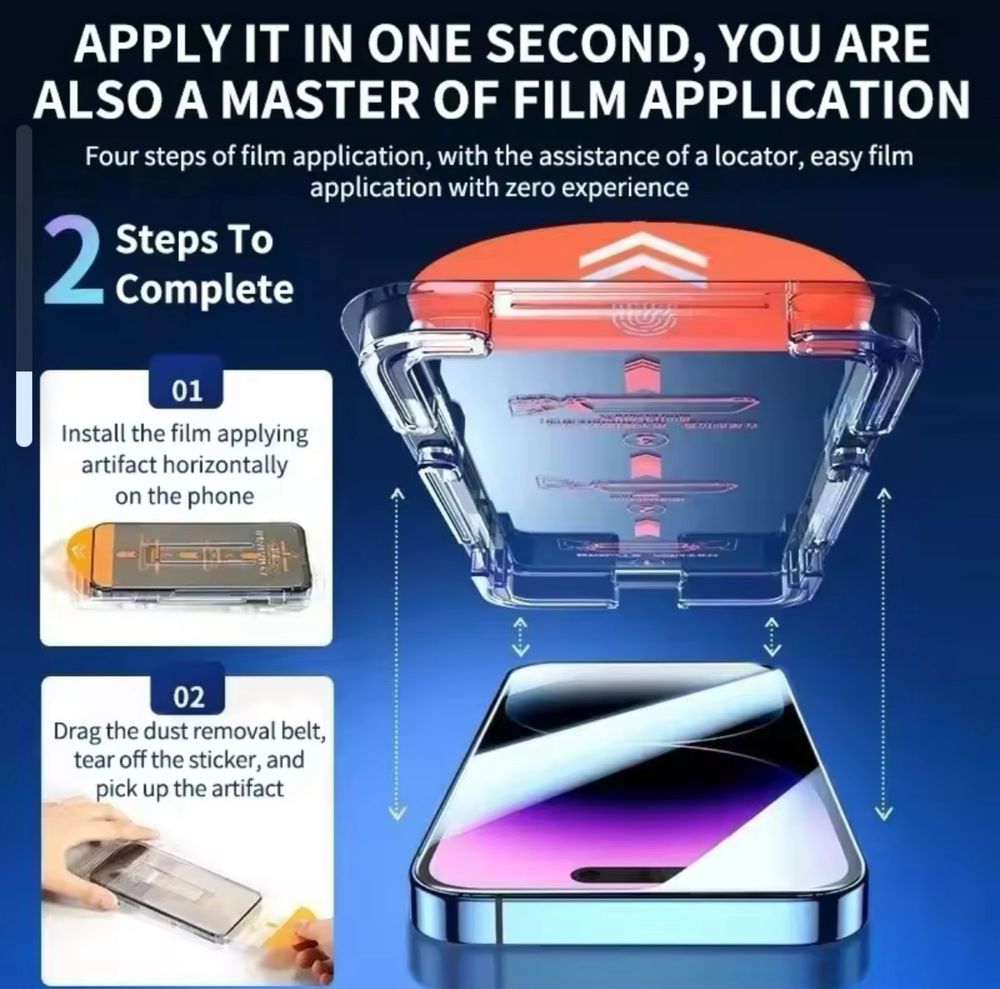 Олеофобен протектор от закалено стъкло зa Apple iPhone 15 pro/Pro max
