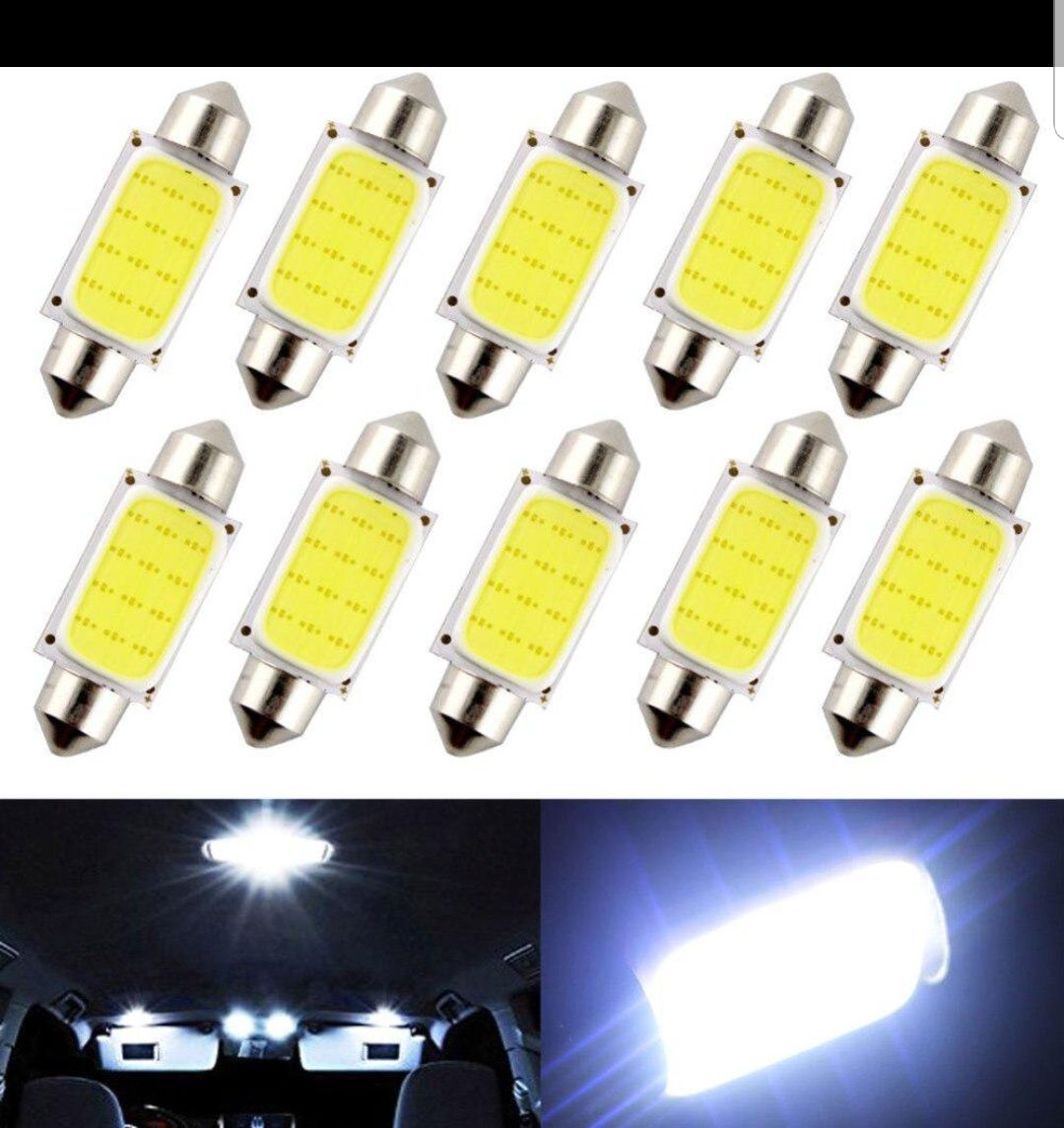 Becuri led auto H1, H7, H4, H3, H11, HB4 / becuri interior