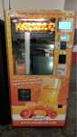 Orange fresh vending machine