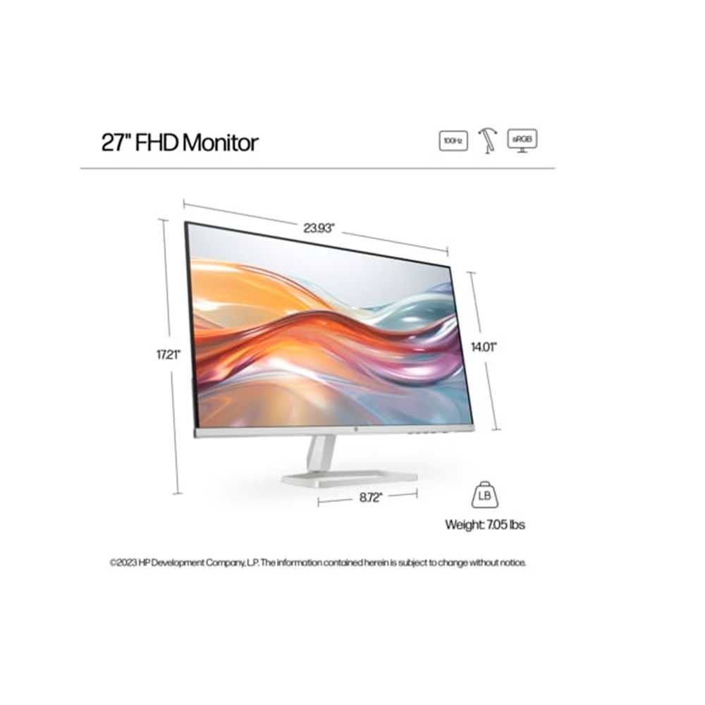 Монитор HP 527sf Full HD, 27'' 5mc FHD HDMI Любой способ оплаты!!