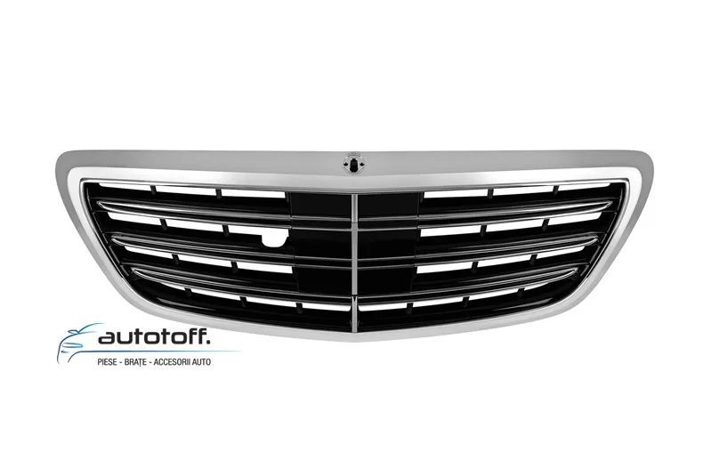 Grila centrala Mercedes S-Class W222 (2013-2020) S63 S65 Design Chrome