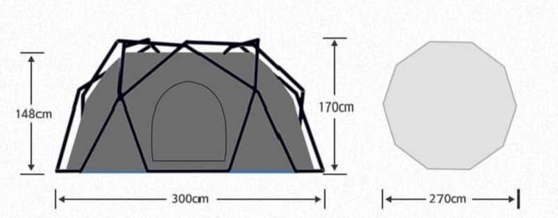 Надувная тент палатка для пикника кемпинга отдыха на природе Алматы