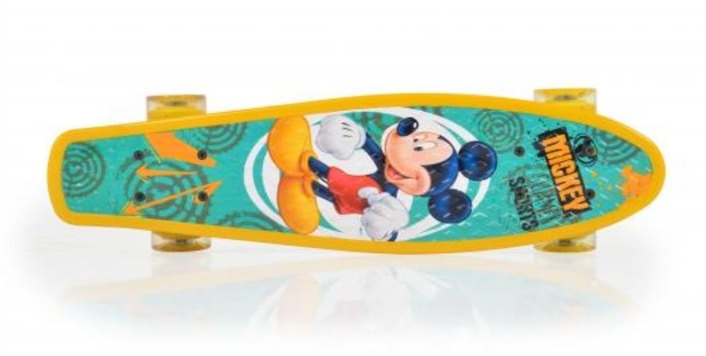 СКЕЙТБОРД Светещи колела 22“ DISNEY Пениборд bord