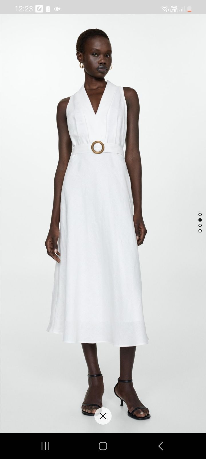 Rochie Mango de in, are curea, mărimea M