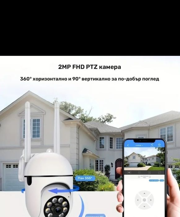 Wi fi Smart Камера FHD PTZ 2.0MP 1080P  Camera