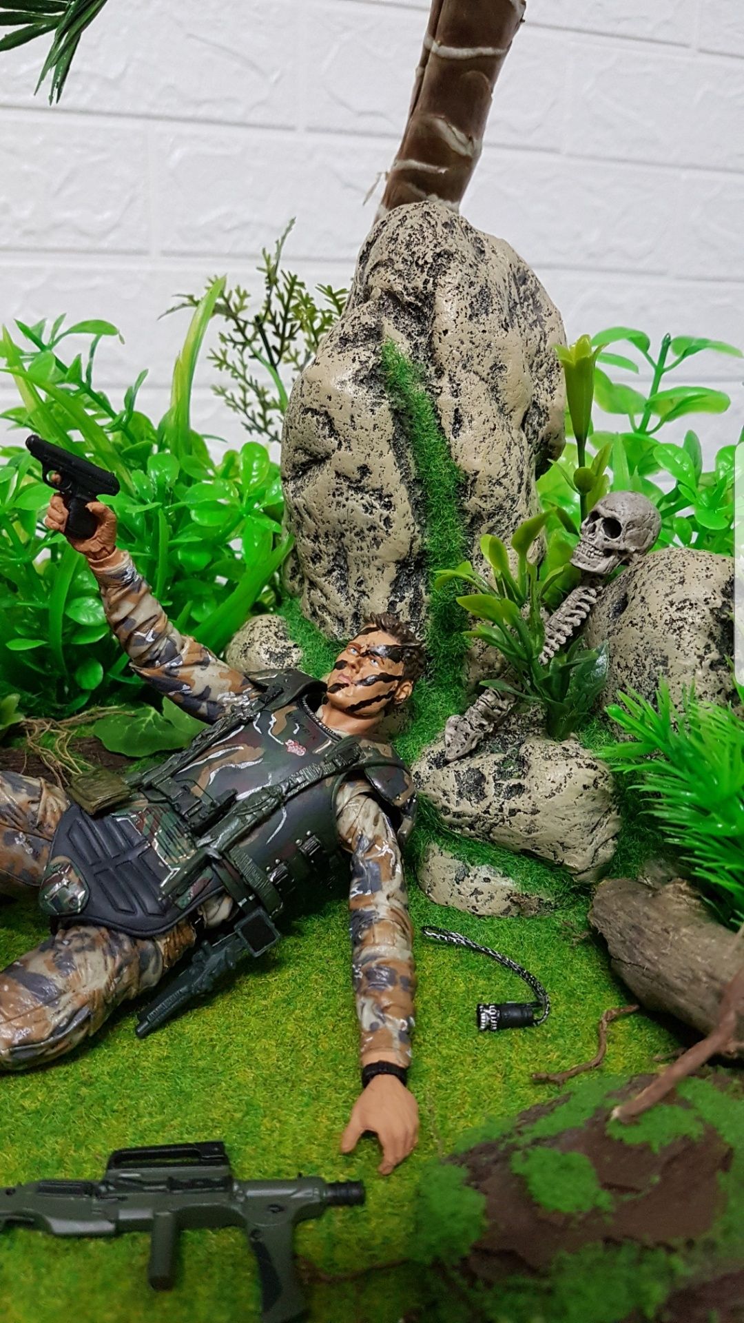 Diorama jungla pentru figurine