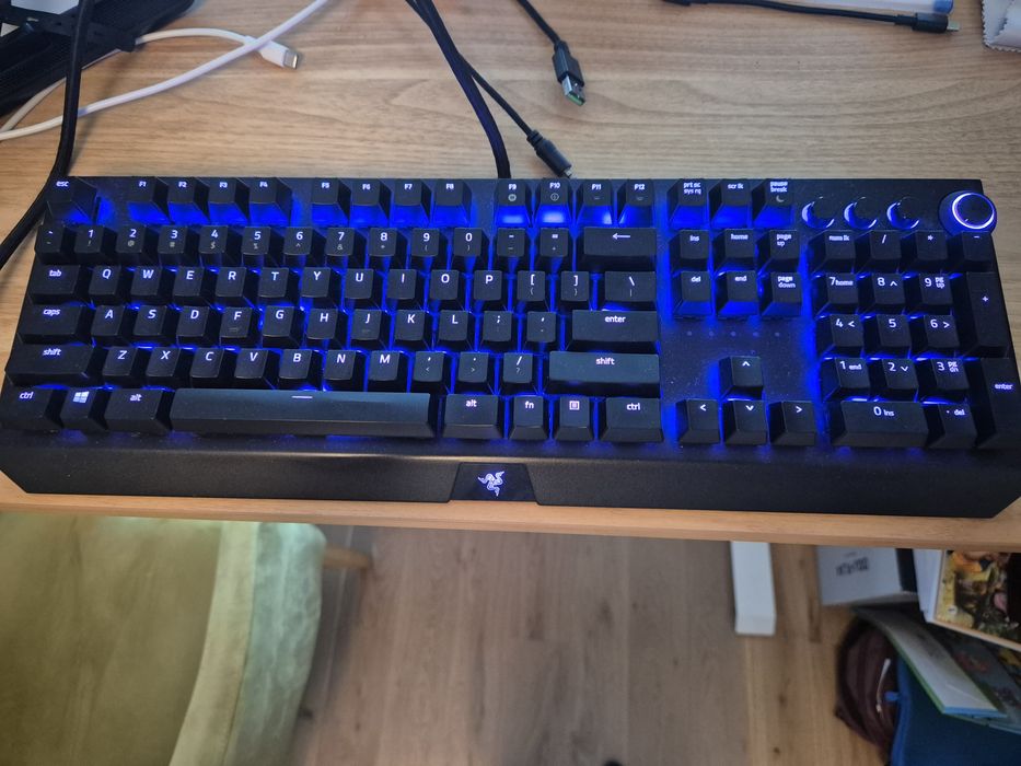 Razer Black Widow Elite клавиатура EN/US yellow switches chroma