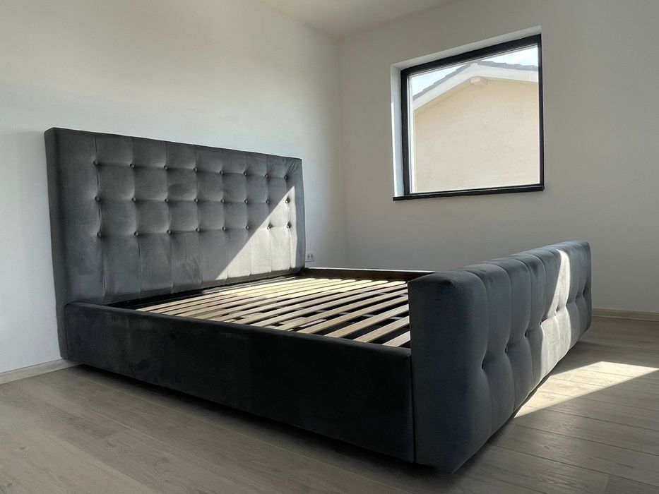 Pat rezistent cu lada de depozitare si garantie de la 1350