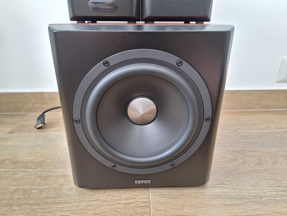 Boxe Edifier 2.1 150W S350DB, bluetooth, telecomanda, brown