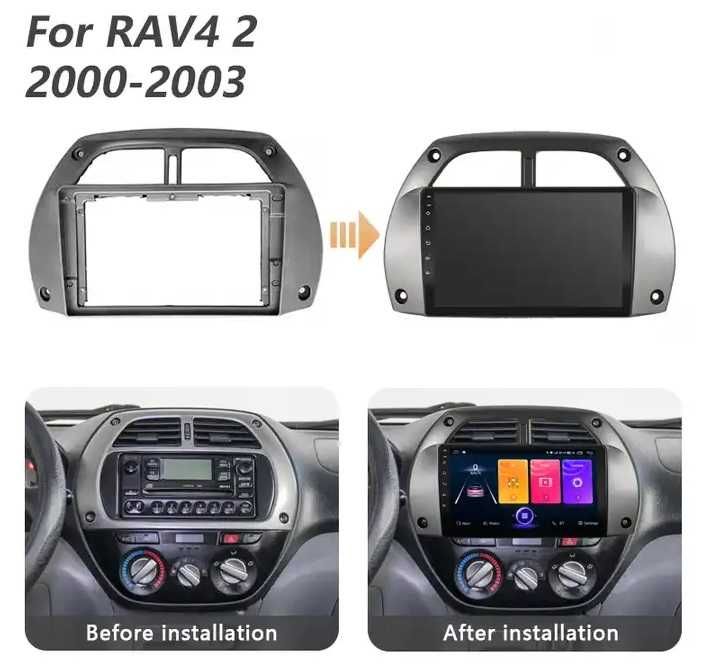 Мултимедия Двоен дин за Toyota RAV4 Дин екран навигация Android RAV 4