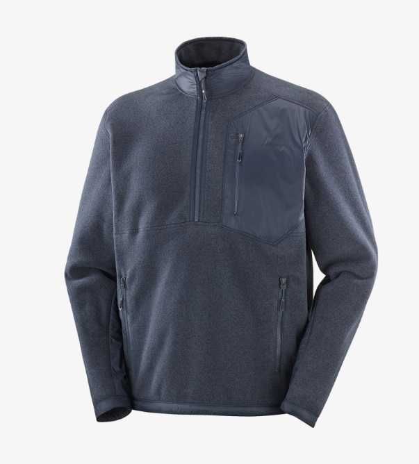 Толстовка флис Salomon CHROMA Men's Half Zip размер M