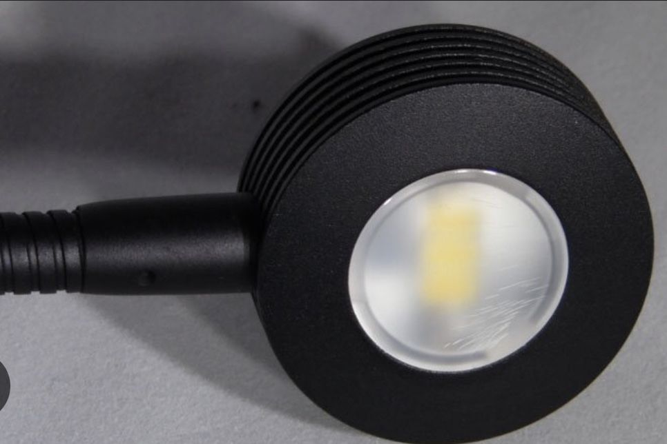 Vand Lampă flexibilă pentru dormitor sau birou Häfele Loox LED, 2 USB